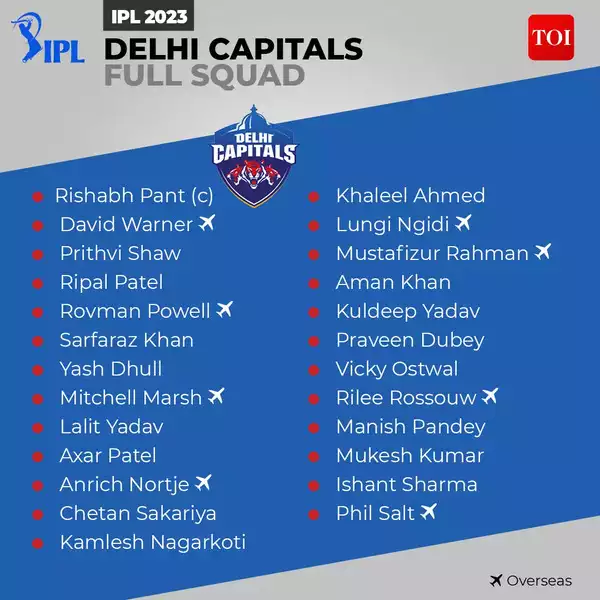 Delhi Capitals Team